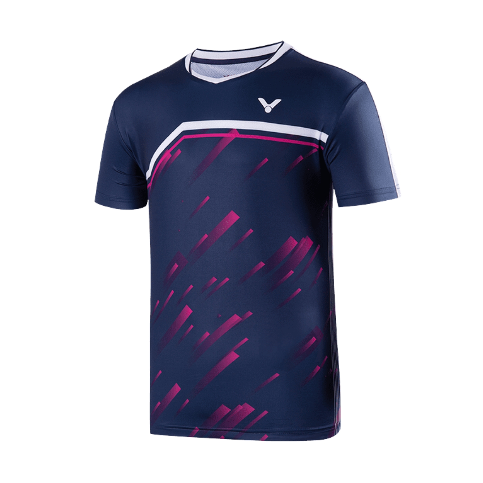 Se Victor T-30002 T-shirt Blue hos Badmintonshoppen.dk